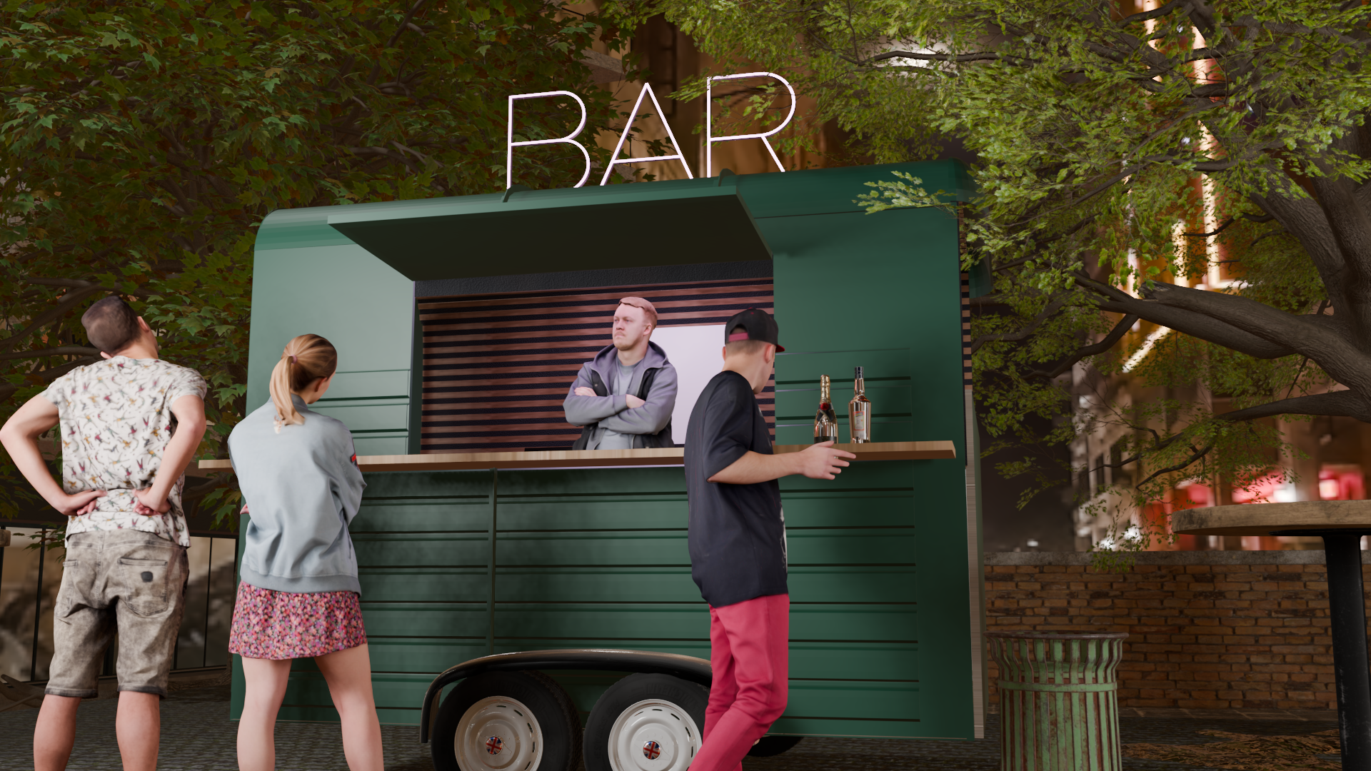 BIGELS Bar_Vintage Horsebox_ 